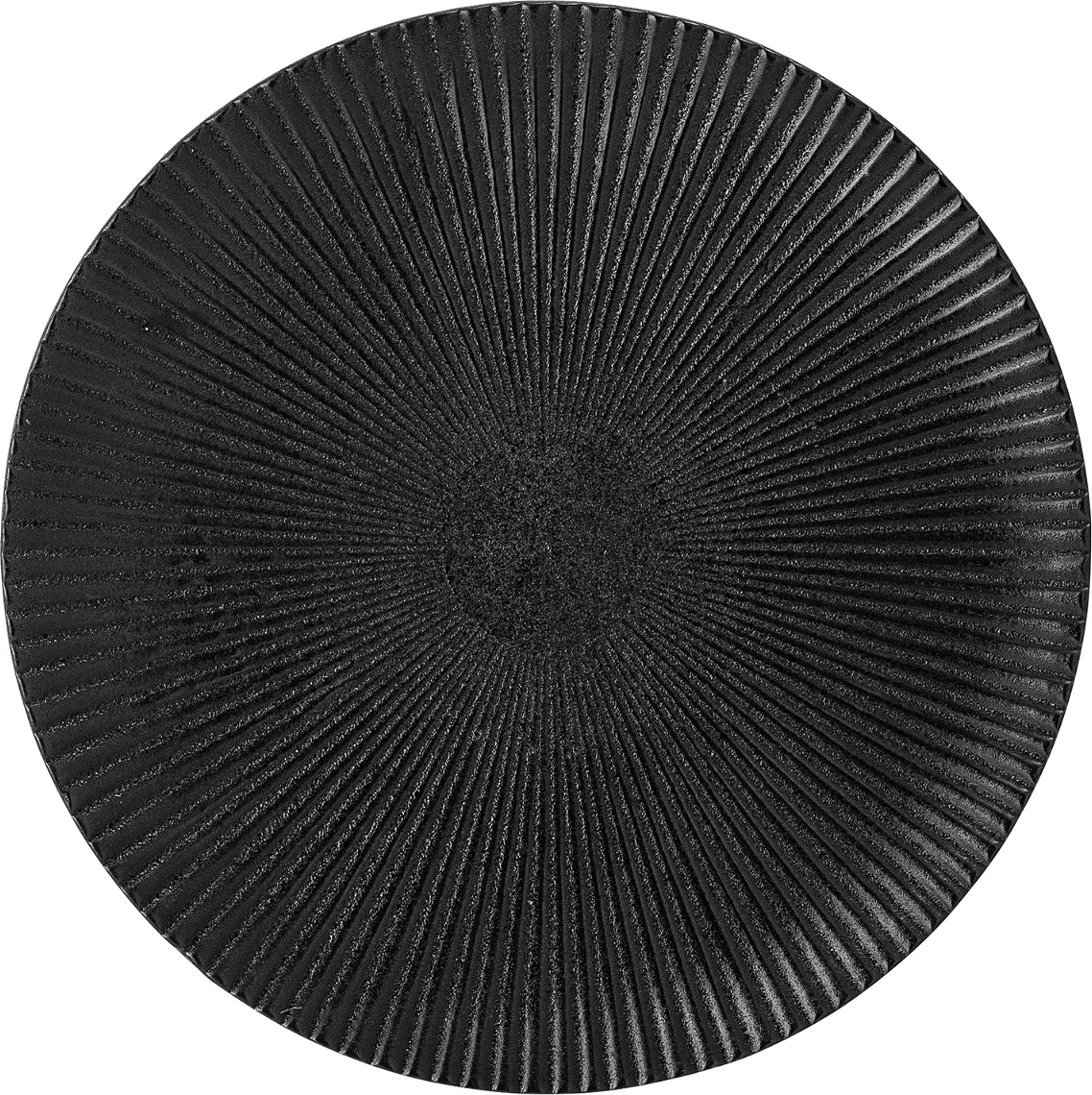 Tallerken Bloomingville Neri Ø18 cm sort stentøj
