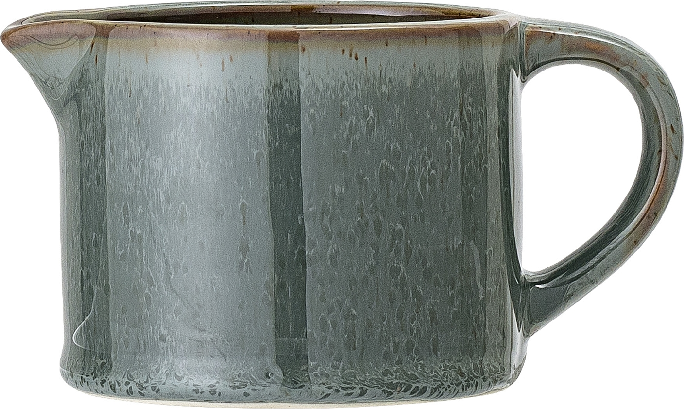 Flødekande Bloomingville Pixie 275 ml stentøj grøn Ø8,5ÃH7 cm
