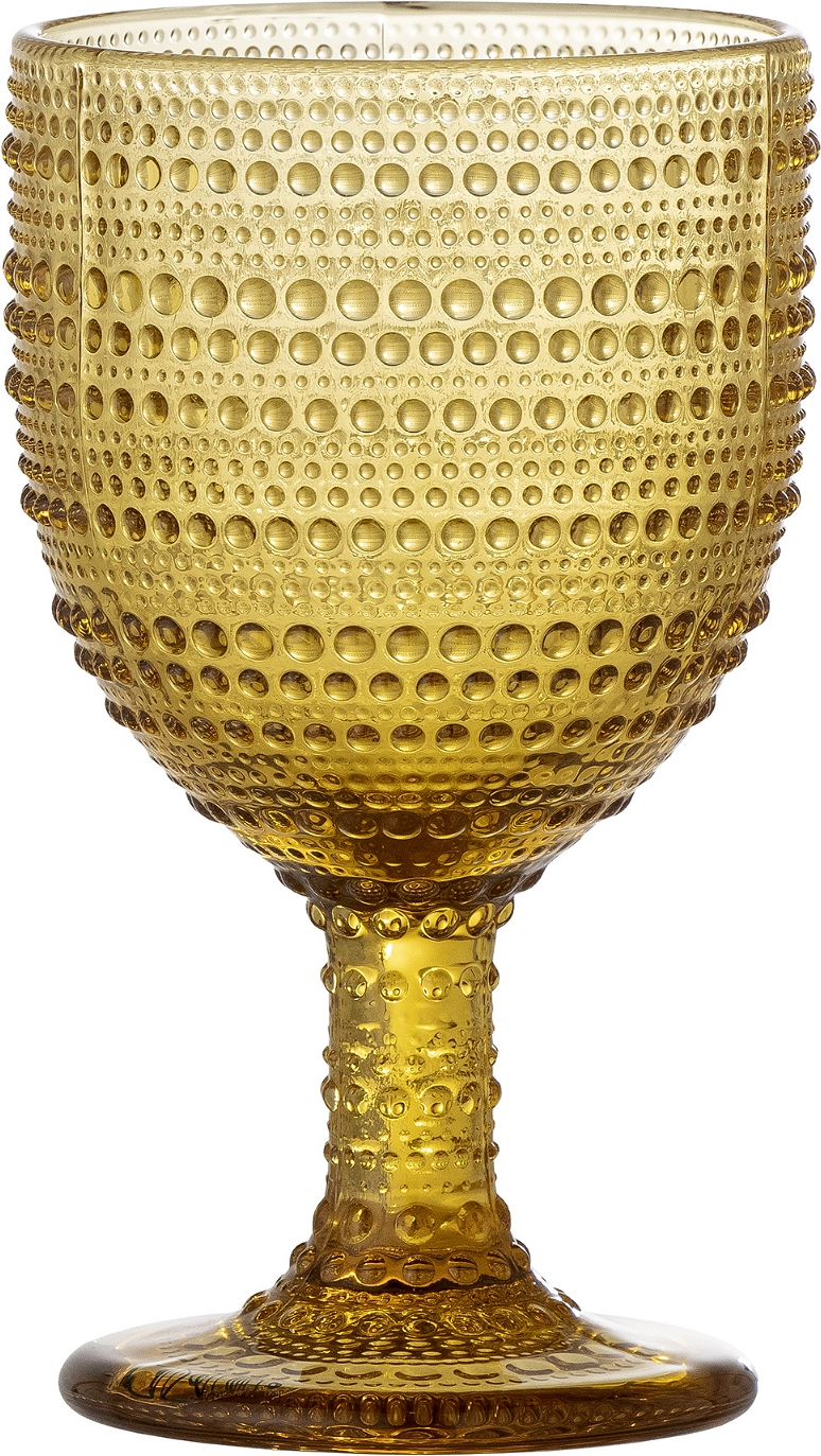 Vinglas Bloomingville Blia bruntonet glas Ø9 x H16 cm