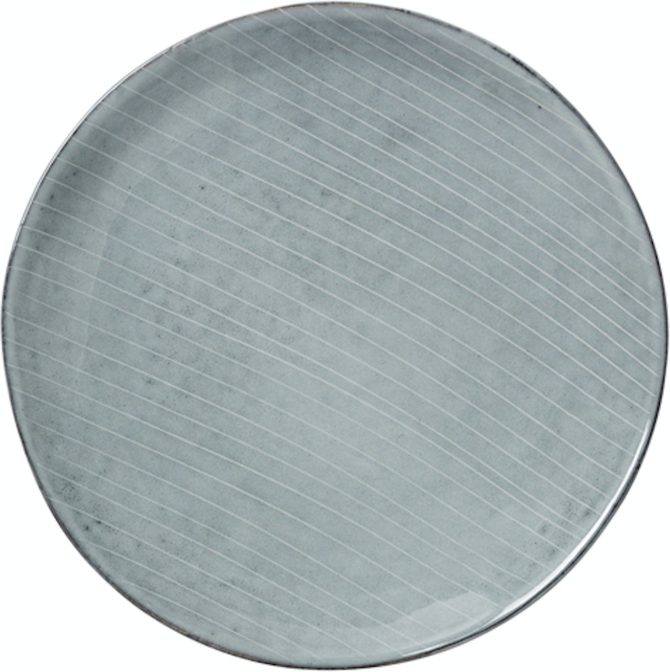 Tallerken Broste Copenhagen Nordic Sea Ø20 cm stentøj blå