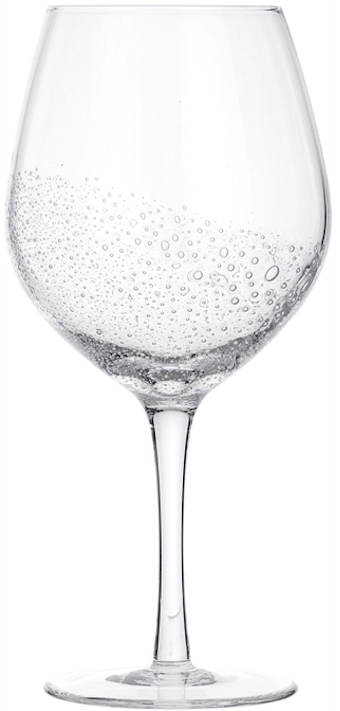 Rødvinsglas Broste Copenhagen Bubble sæt á 4 65 cl klar Ø10,4 x H21,7 cm