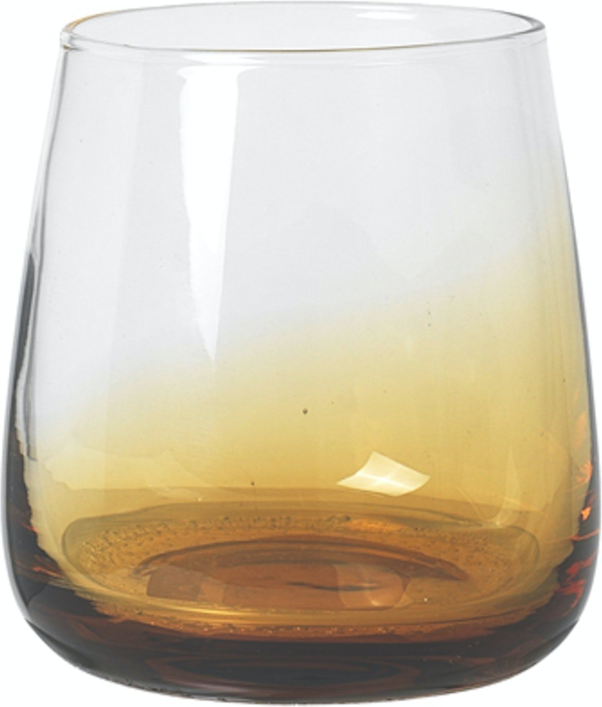 Drikkeglas Broste Copenhagen Amber 35 cl Ø 8,7 Ã H 9,5 cm klar/orange