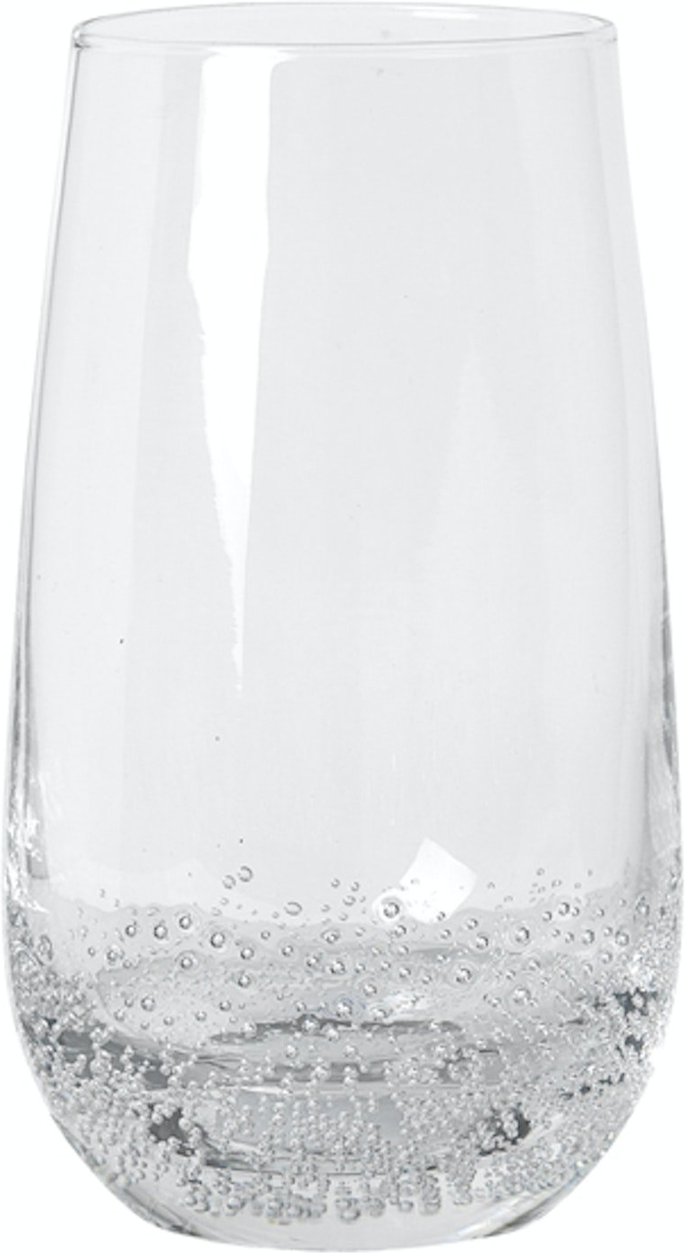 Drikkeglas Broste Copenhagen Bubble 55 cl klart glas Ø8,5 cm x H14,9 cm