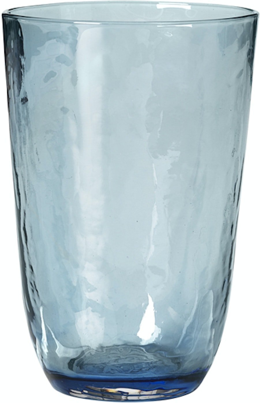 Drikkeglas Broste Copenhagen Hammered 50 cl blå Ø9,2ÃH13,5 cm