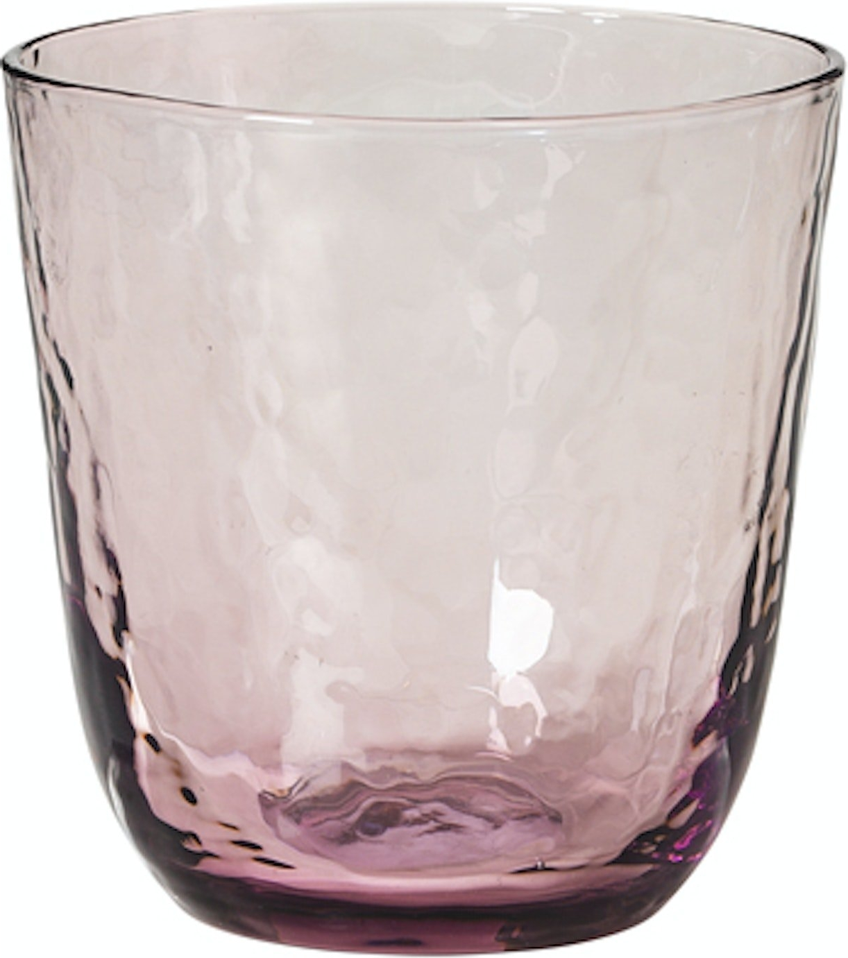 Drikkeglas Broste Copenhagen Hammered lilla 33,5 cl Ø9,2ÃH9,5 cm