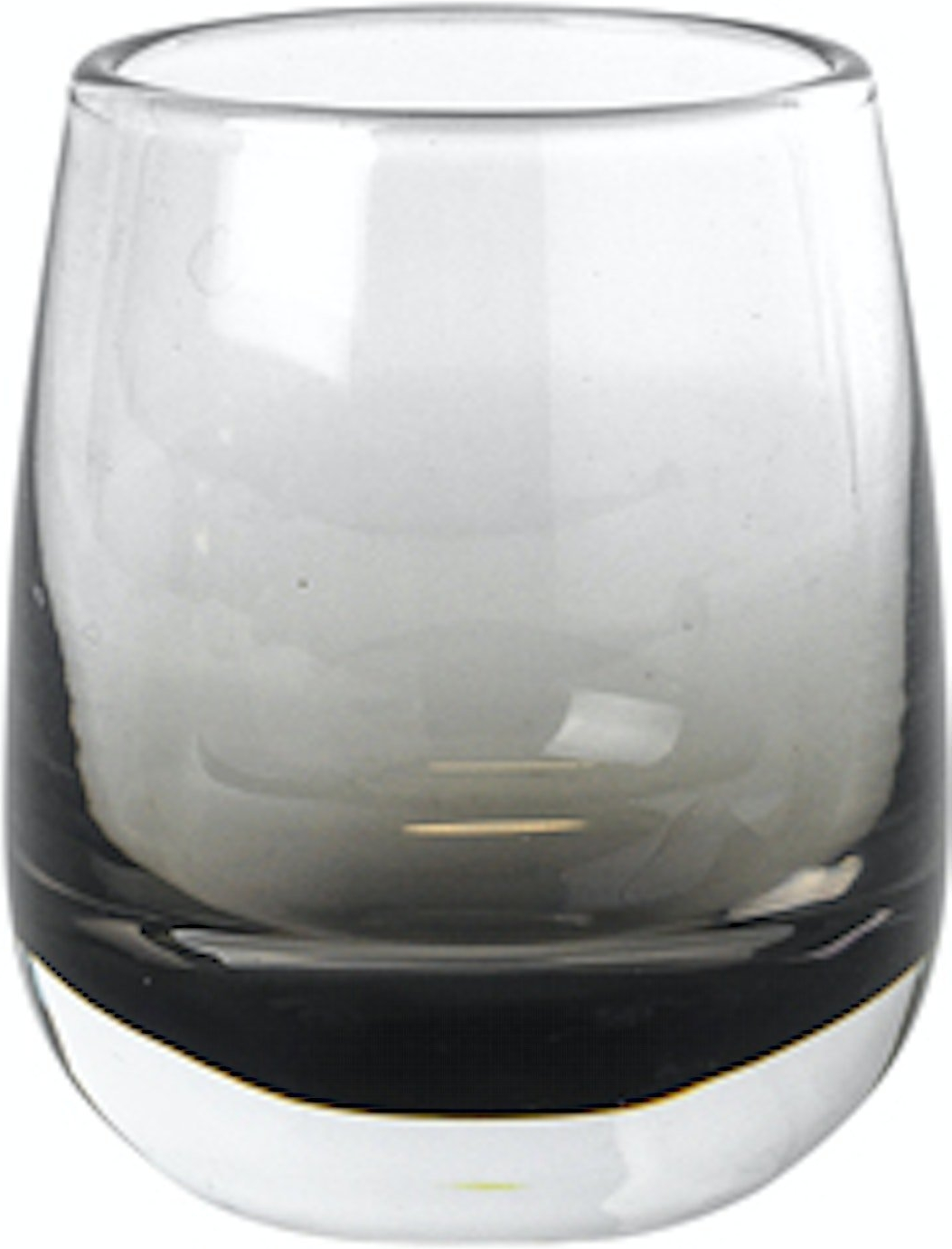 Snapsglas Broste Copenhagen Smoke 4 cl Ø4,6 Ã H5,5 cm klar/grå