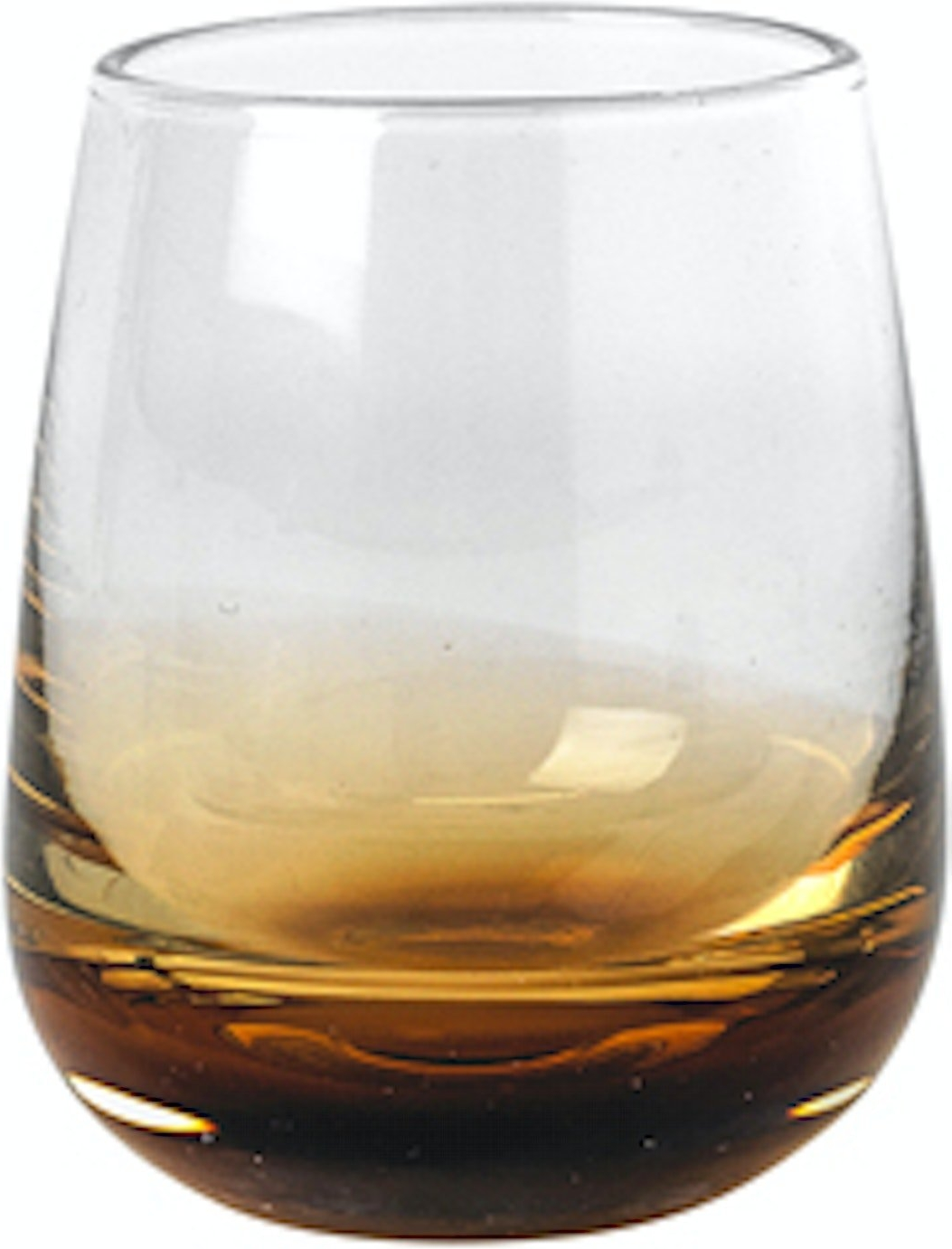 Snapseglas Broste Copenhagen Amber 4 cl klar/orange