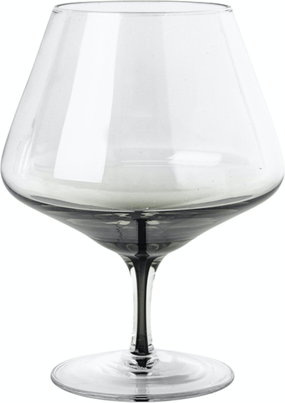 Cognacglas Broste Copenhagen Smoke 45 cl klar/grå Ø11,2x14,9 cm