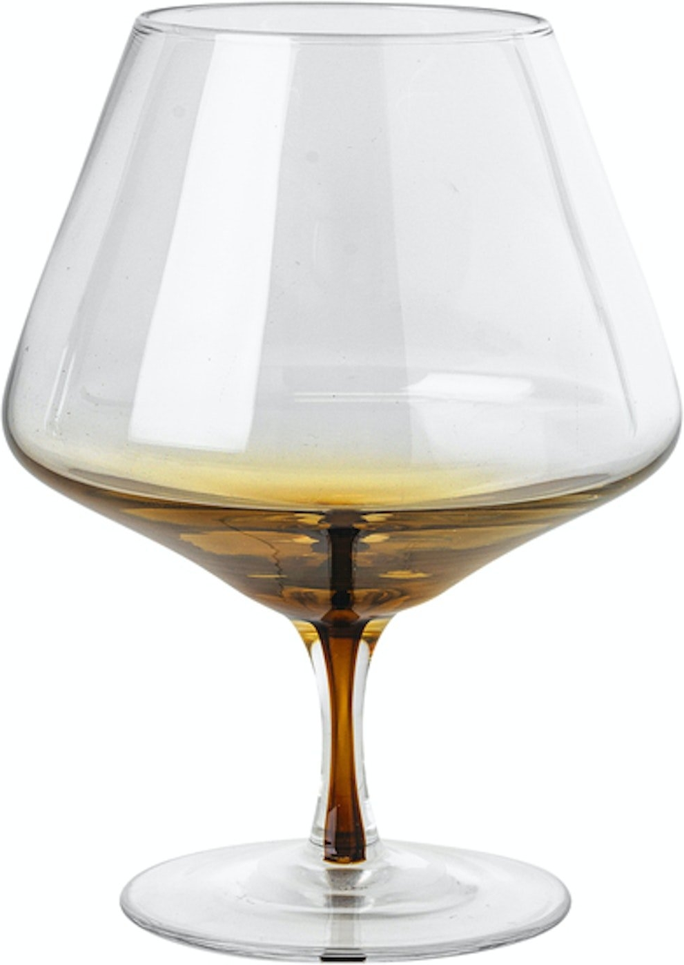 Cognacglas Broste Copenhagen Amber 45 cl Ø11,2 x H14,9 cm klar/orange