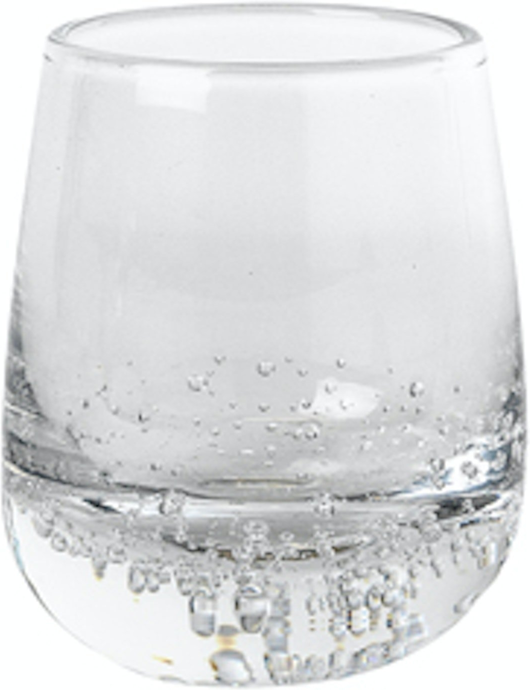 Snapseglas/drikkeglas Broste Copenhagen Bubble 4 cl klar glas Ø4,6 x H5,5 cm
