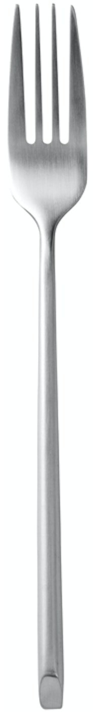 Spisegaffel Broste Copenhagen Sletten sølv rustfrit stål 21,8 cm