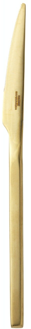 Bordkniv/spisekniv Broste Copenhagen Tvis rustfrit stål guld L22,5 cm