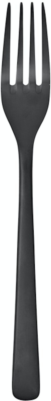 Spisegaffel Broste Copenhagen Hune rustfrit stål sort 21 cm