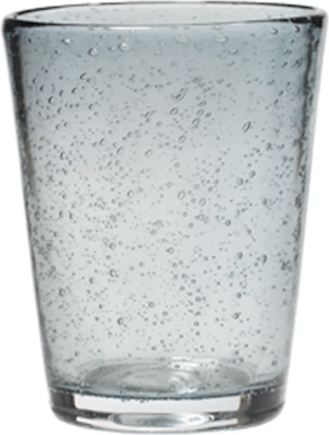 Drikkeglas Broste Copenhagen Bubble 25 cl klart og gråt glas Ø8 x H10 cm