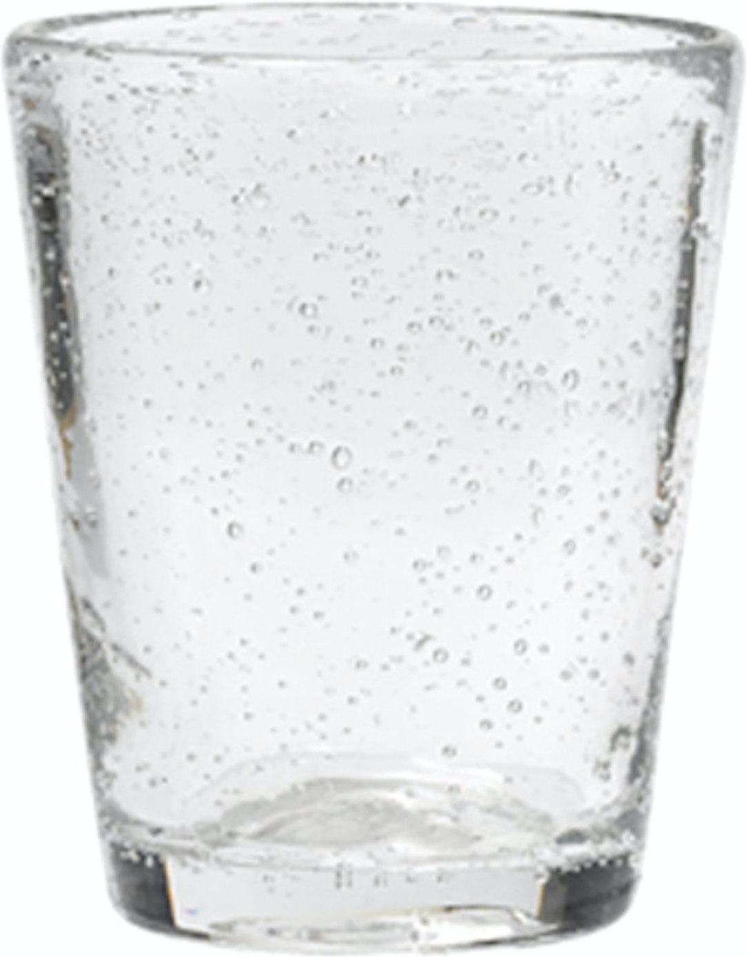 Drikkeglas Broste Copenhagen Bubble  -  25 cl krystalklart glas med boblestruktur Ø8 cm H10 cm
