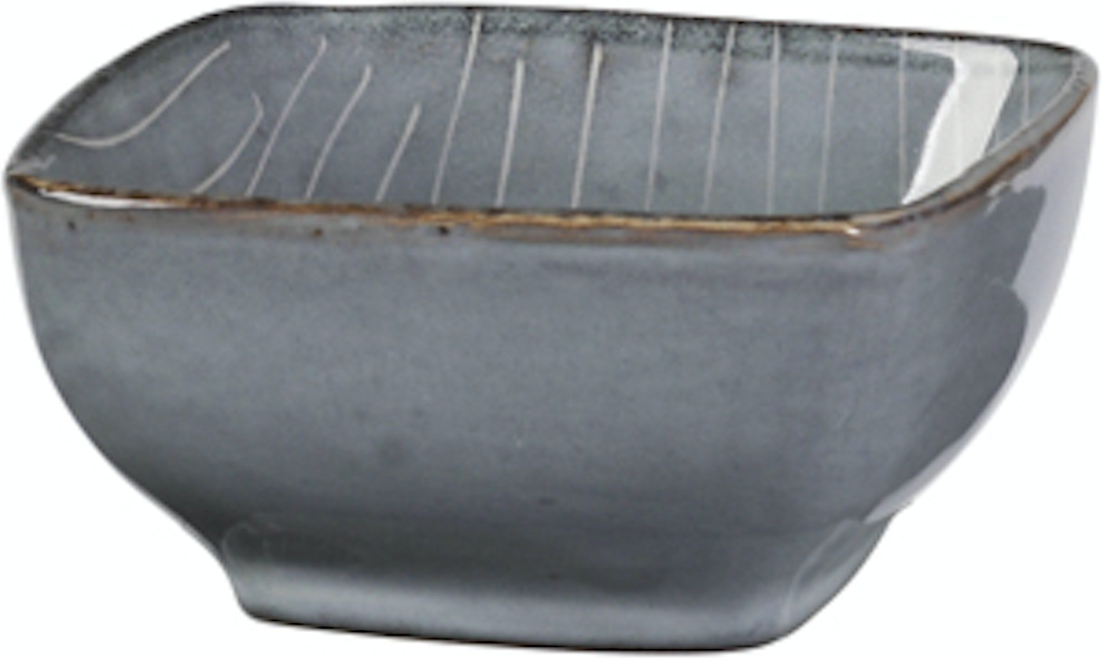 Skål Broste Copenhagen Nordic Sea blå stentøj H4 x B7,5 x L8 cm