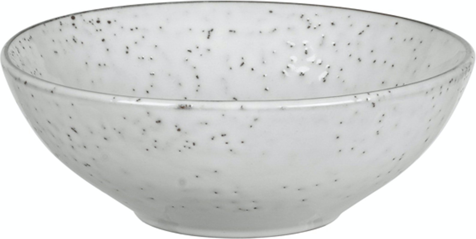 Skål/Serveringsskål Broste Copenhagen Nordic Sand i stentøj Ø17 cm H6 cm hvid