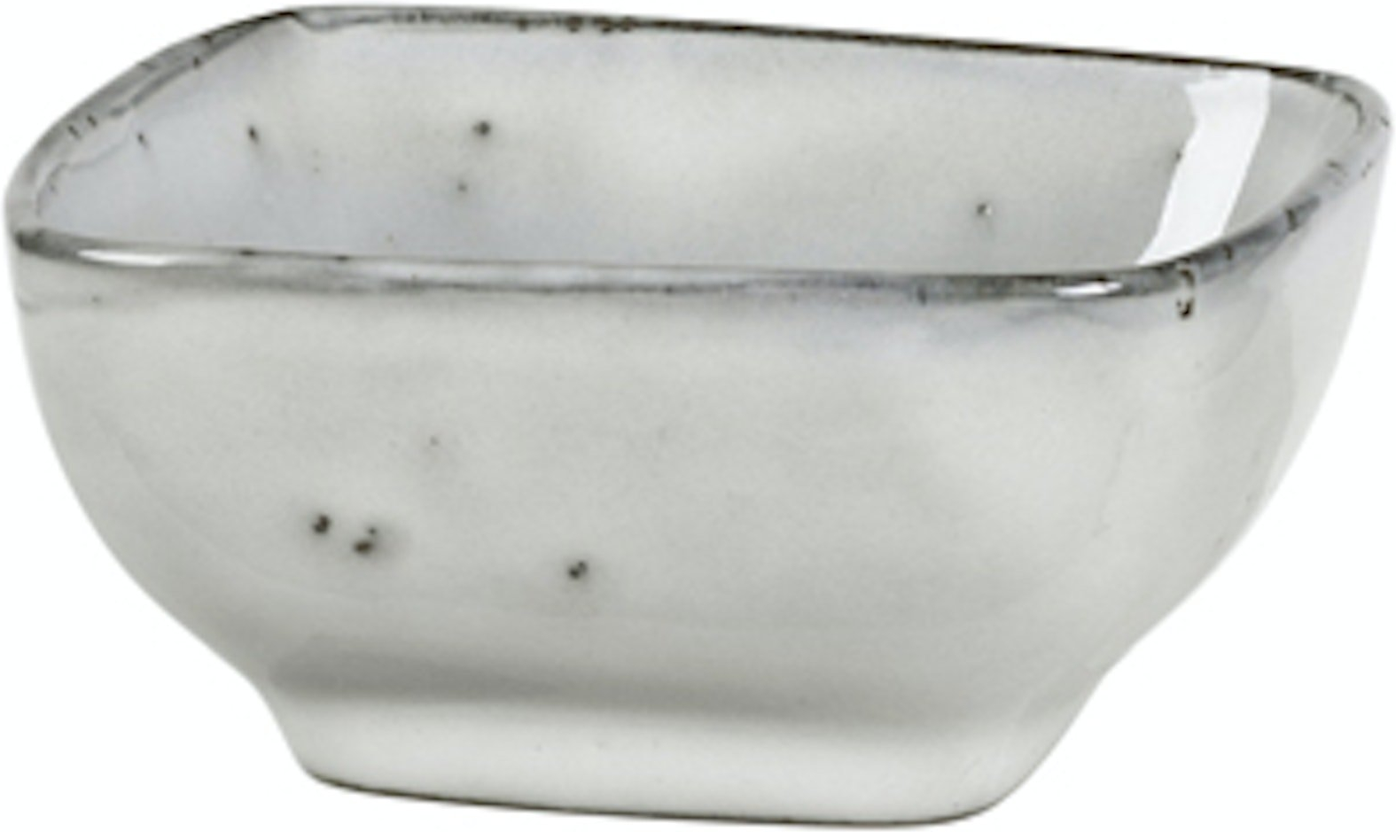 Skål Broste Copenhagen Nordic Sand stentøj hvid 8 x 7,5 x 4 cm