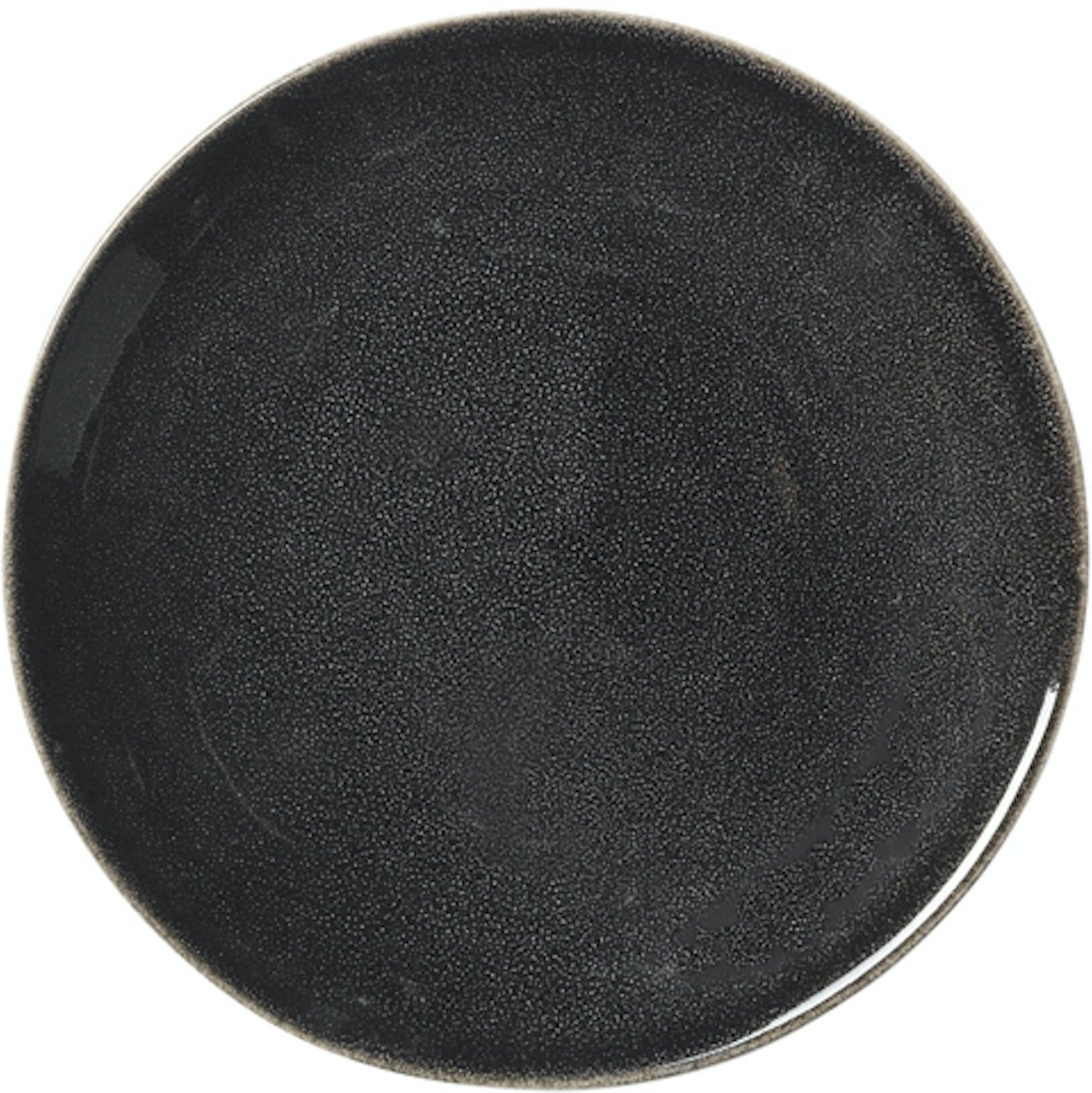 Tallerken Broste Copenhagen Nordic Coal Ø20 cm sort stentøj middagstallerken