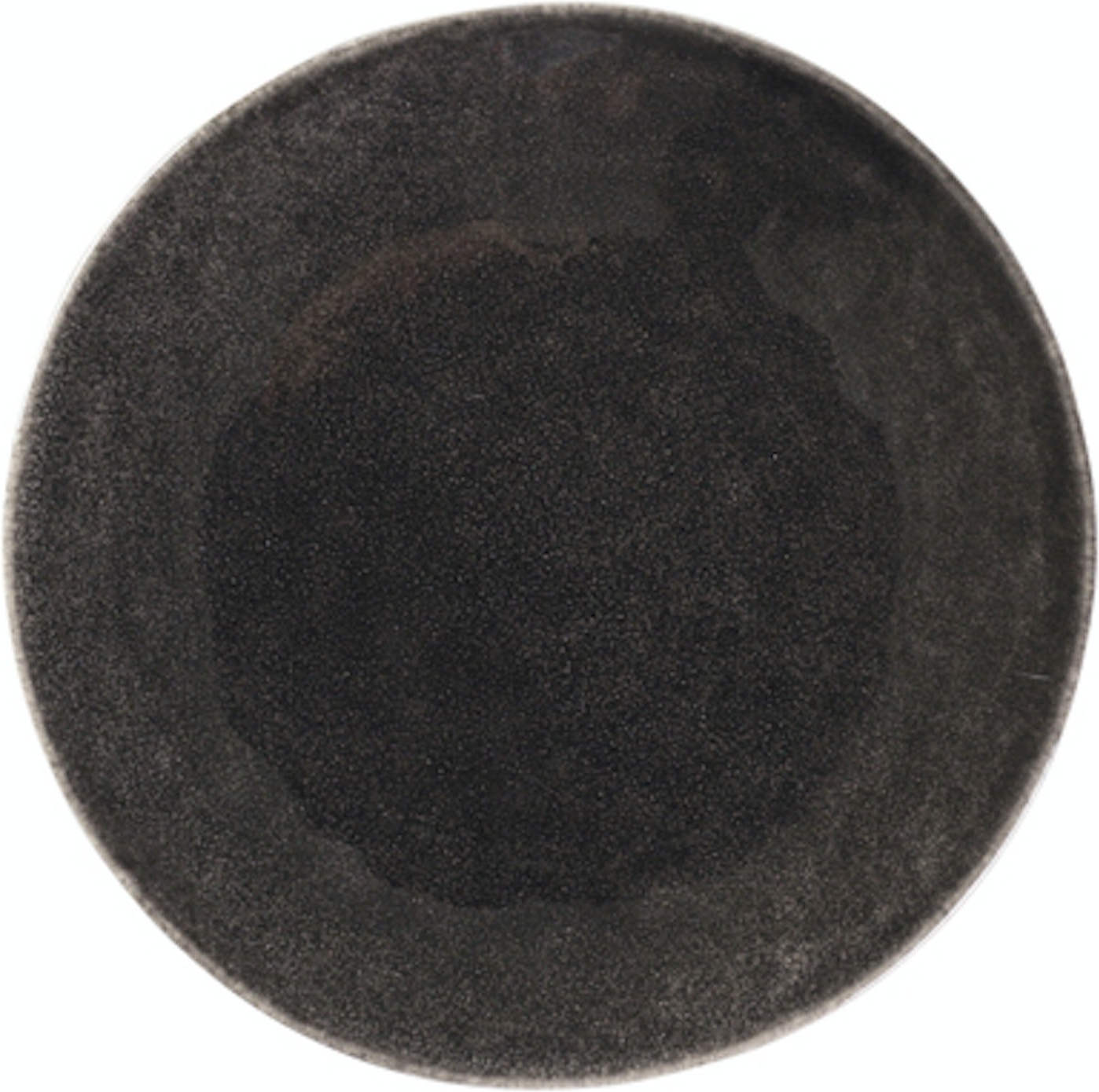 Tallerken Broste Copenhagen Nordic Coal sort stentøj Ø15 cm