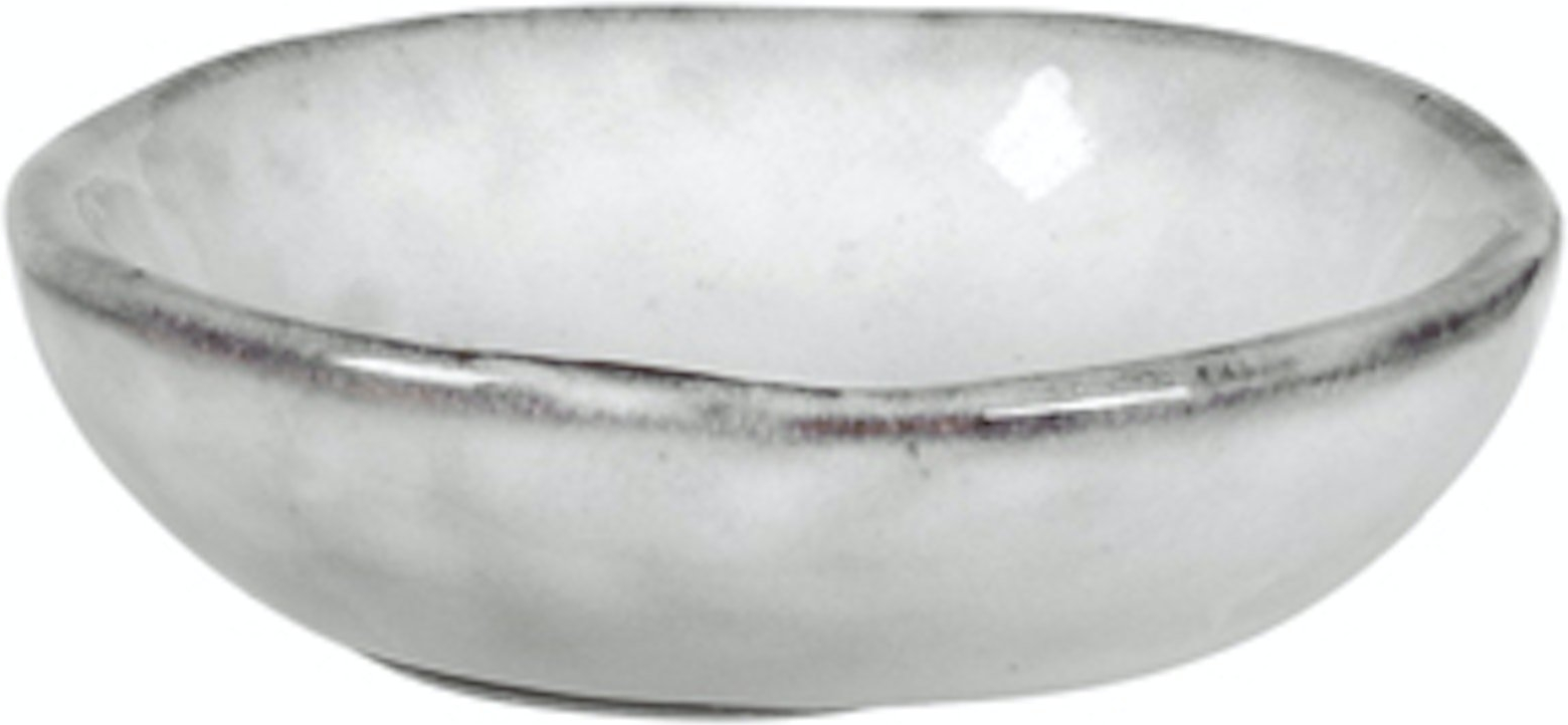 Smørskål Broste Copenhagen Nordic Sand stentøjs Ø7 cm sandfarvet