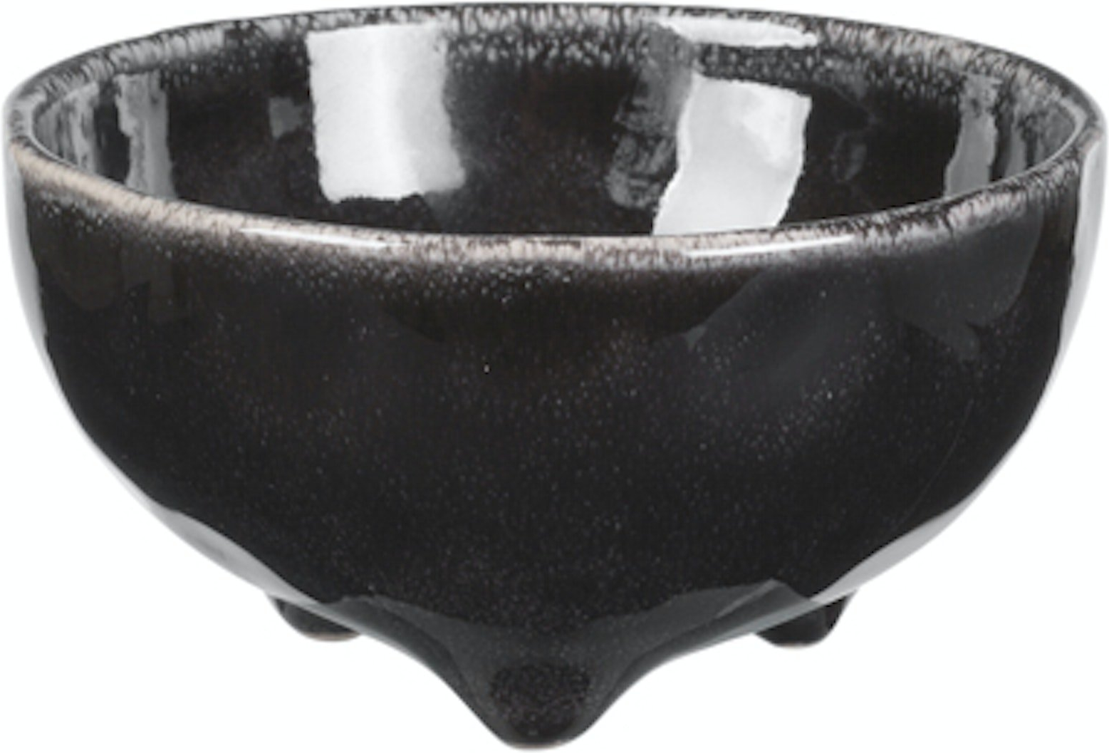Serveringsskål i Stentøj Broste Copenhagen Nordic Coal Ø11 x H5,5 cm Sort