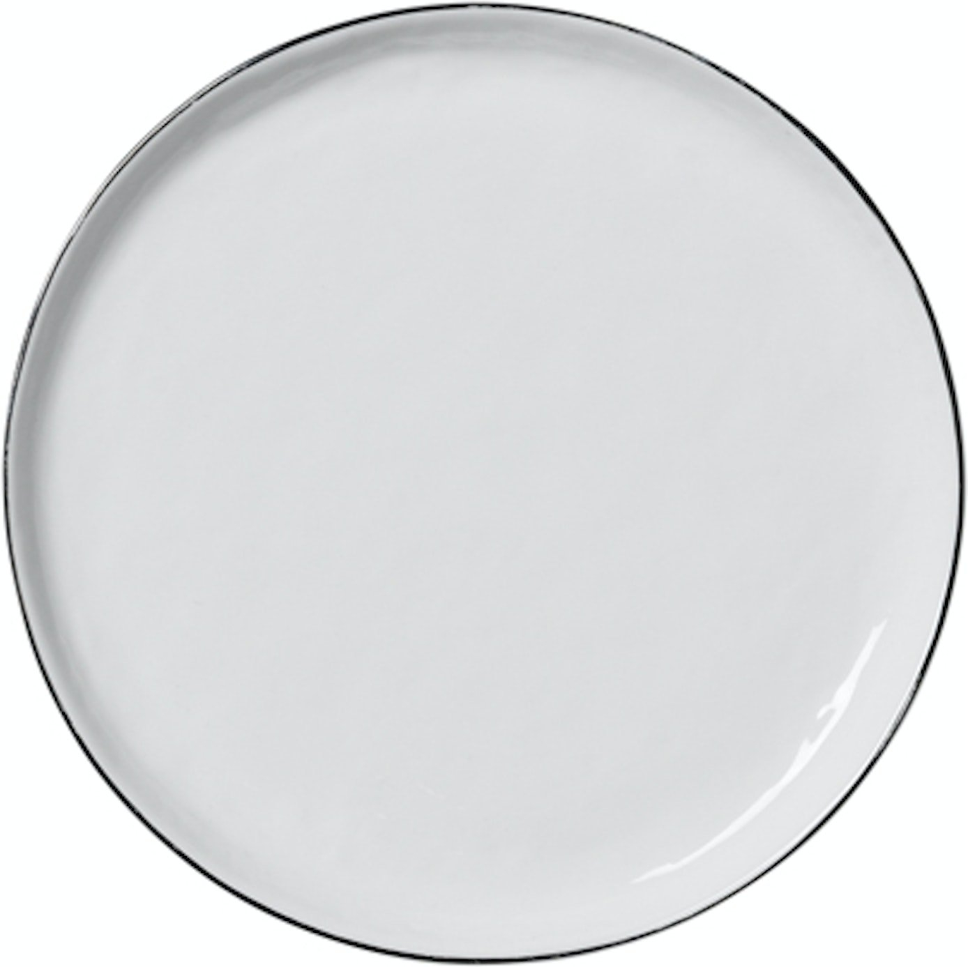 Tallerken Broste Copenhagen Salt Ø18 cm stentøj hvid