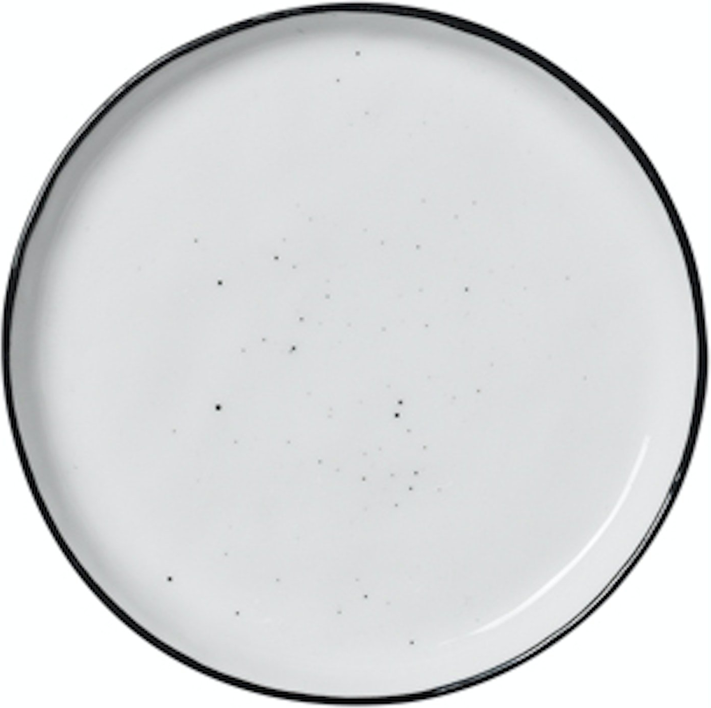 Tallerken Salt Broste Copenhagen hvid stentøj Ø13,8 cm