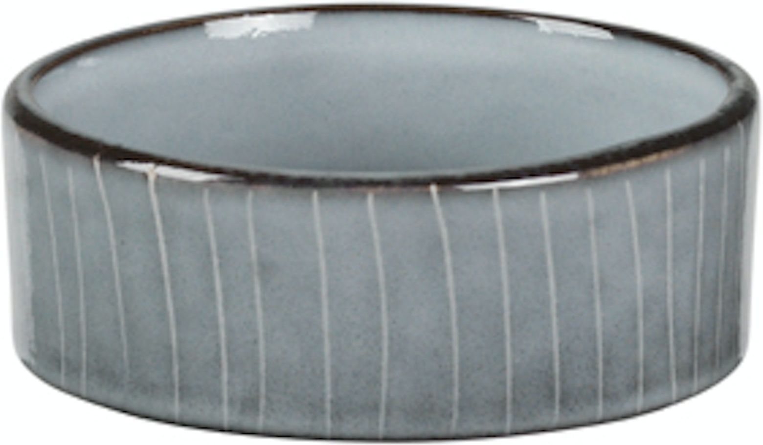 Serveringsskål Broste Copenhagen Nordic Sea blå stentøj Ø8 x H3 cm