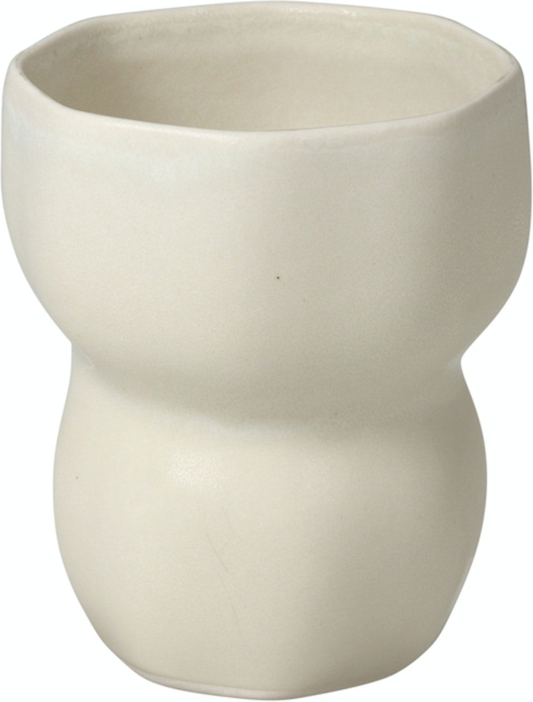 Krus Broste Copenhagen Limfjord  -  stentøj beige 35 cl Ø9 Ã H10,7 cm