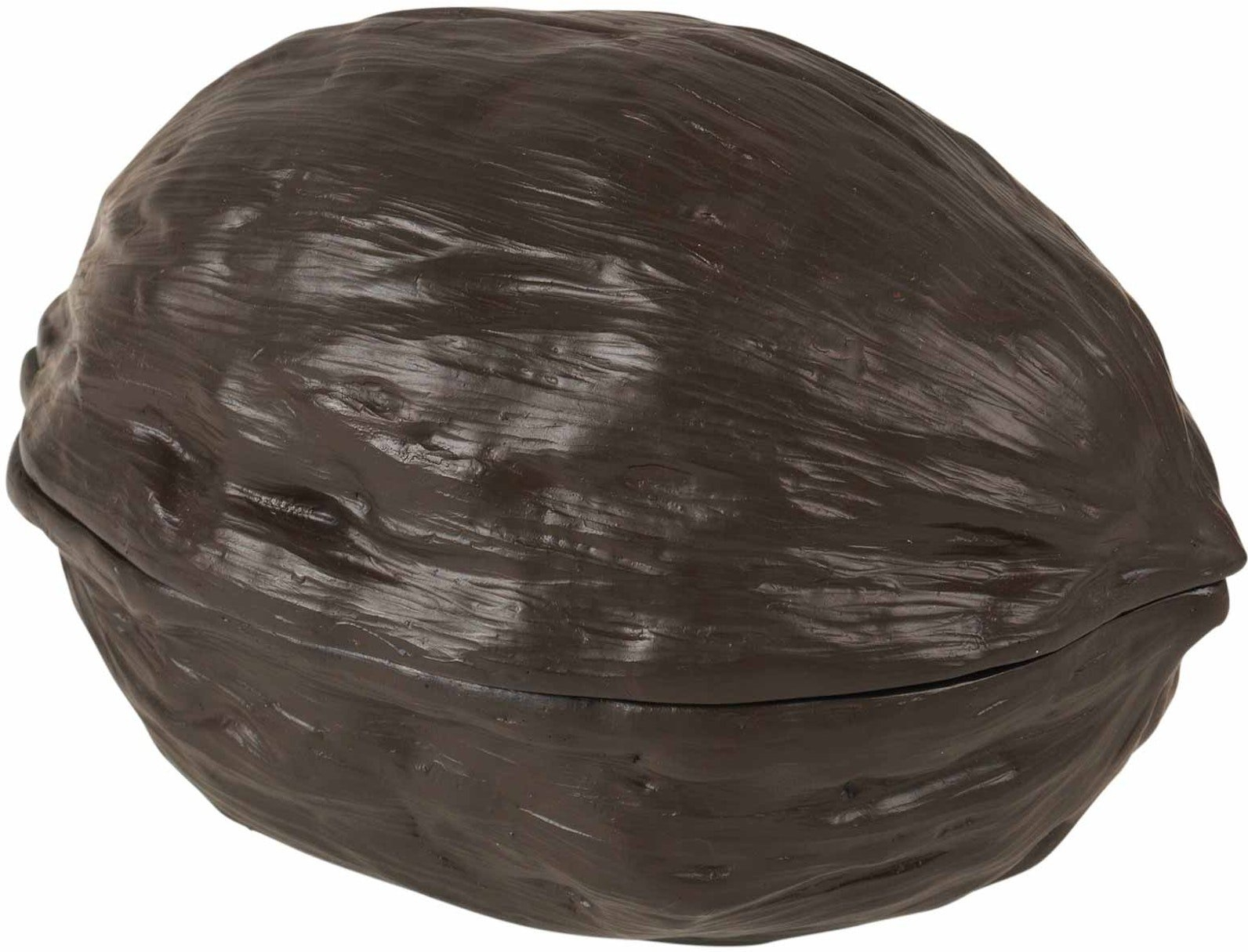 Juledekoration Broste Copenhagen Walnut julepynt sort polyresin