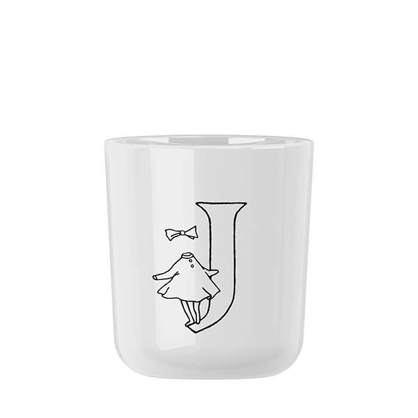 Rig-Tig Moomin ABC kop 0,2 l - Moomin white - J
