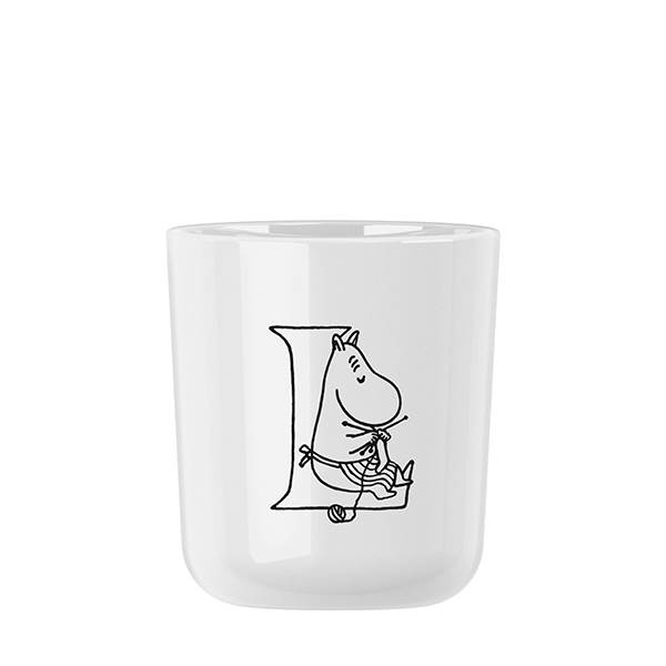 Rig-Tig Moomin ABC kop 0,2 l - Moomin white - L