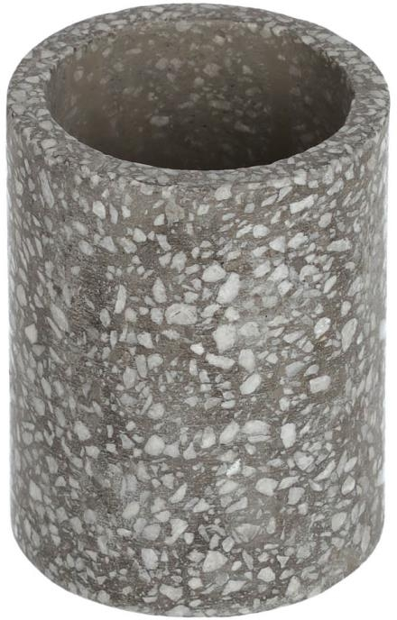 Tandbørsteholder Kave Home Hiara flerfarvet terrazzo moderne nordisk vintage 8x10x10 cm