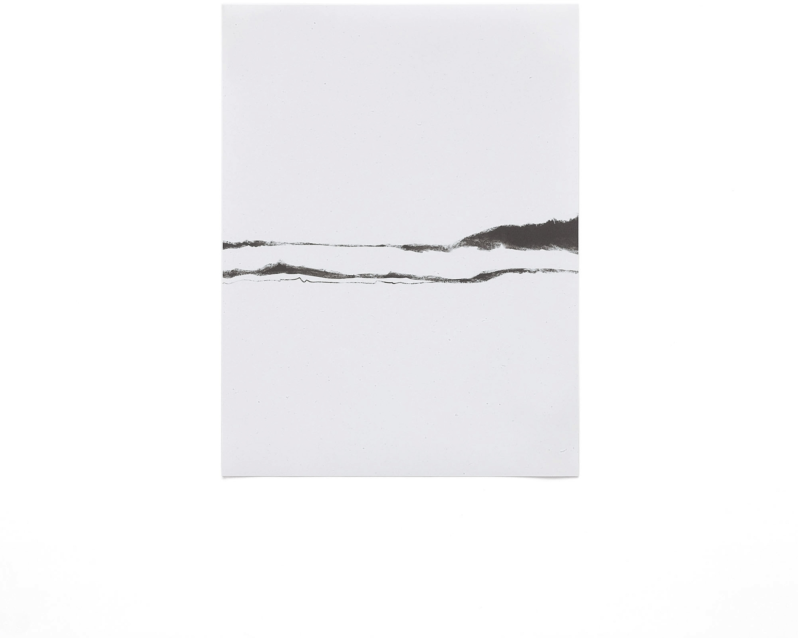 Papirprint Kave Home Istan hvid/sort 21x28 cm nordisk moderne vægkunst