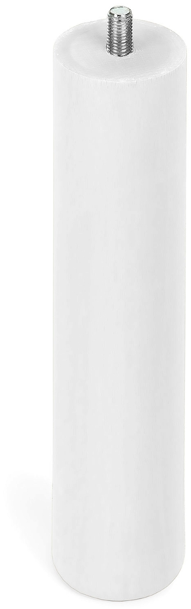 Kave Home S senge- og sofaben hvid massivt træ Ø10 gevind H25 cm nordisk design