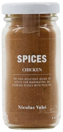 Krydderiblanding til kylling Nicolas Vahé Spices - Paprika, Gurkemeje & Spidskommen i elegant glas