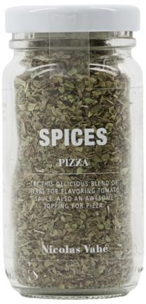 Krydderiblanding Nicolas Vahé Spices  -  Oregano, Basilikum & Merian i glas 4,5Ã9,2 cm