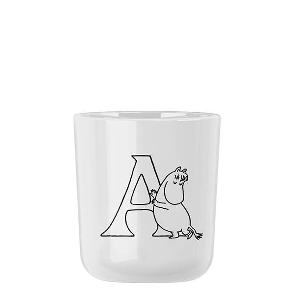 Rig-Tig Moomin ABC kop 0,2 l - Moomin white