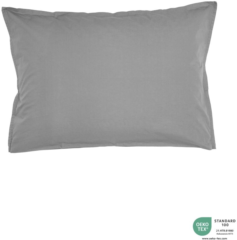 Pudebetræk byNORD Ingrid Thunder 50x70 cm økologisk bomuld OEKO-TEX 100 kuvertlukning