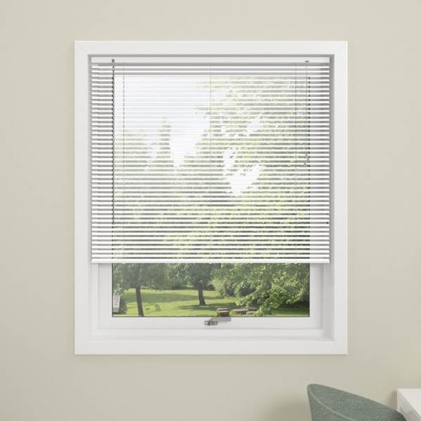 Aluminium persienne B50 x H130 cm - Hvid