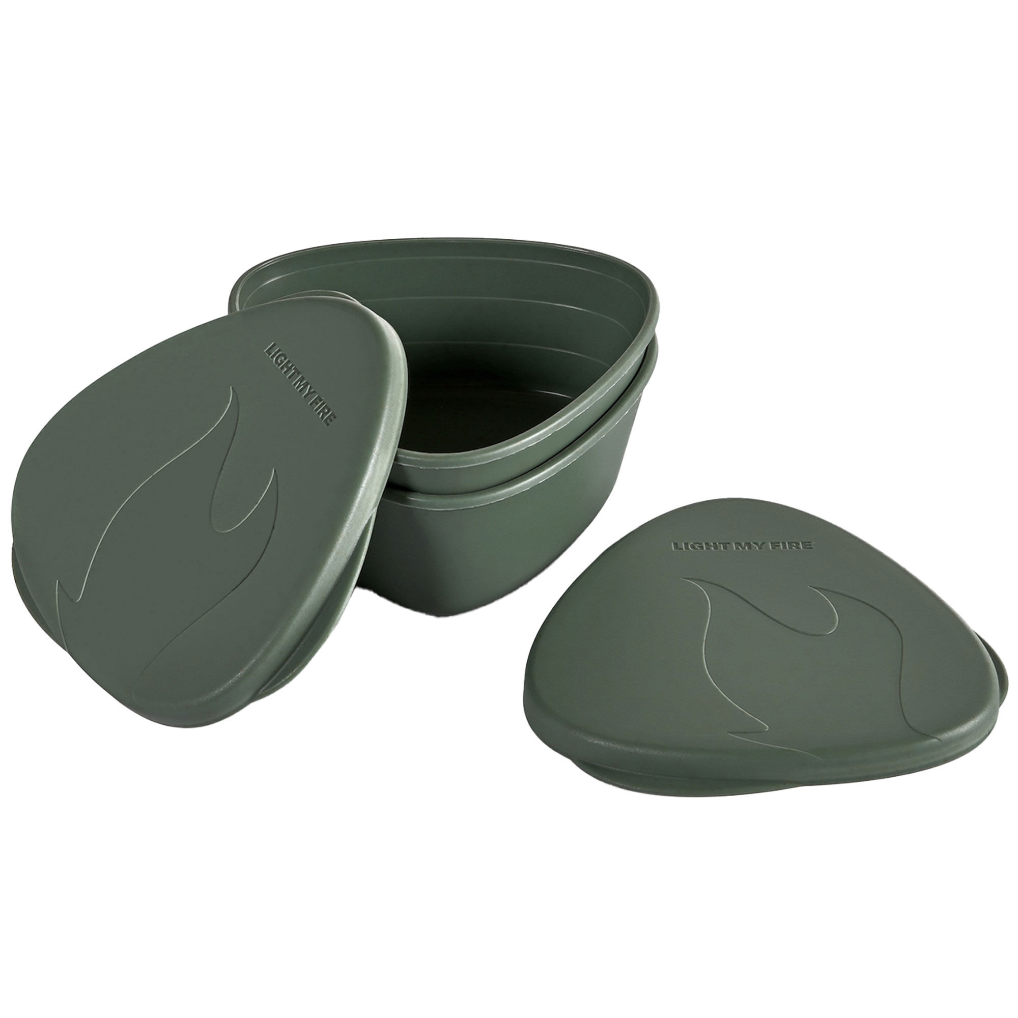 Light my fire SnapBox Original, sage green, 2 stk.