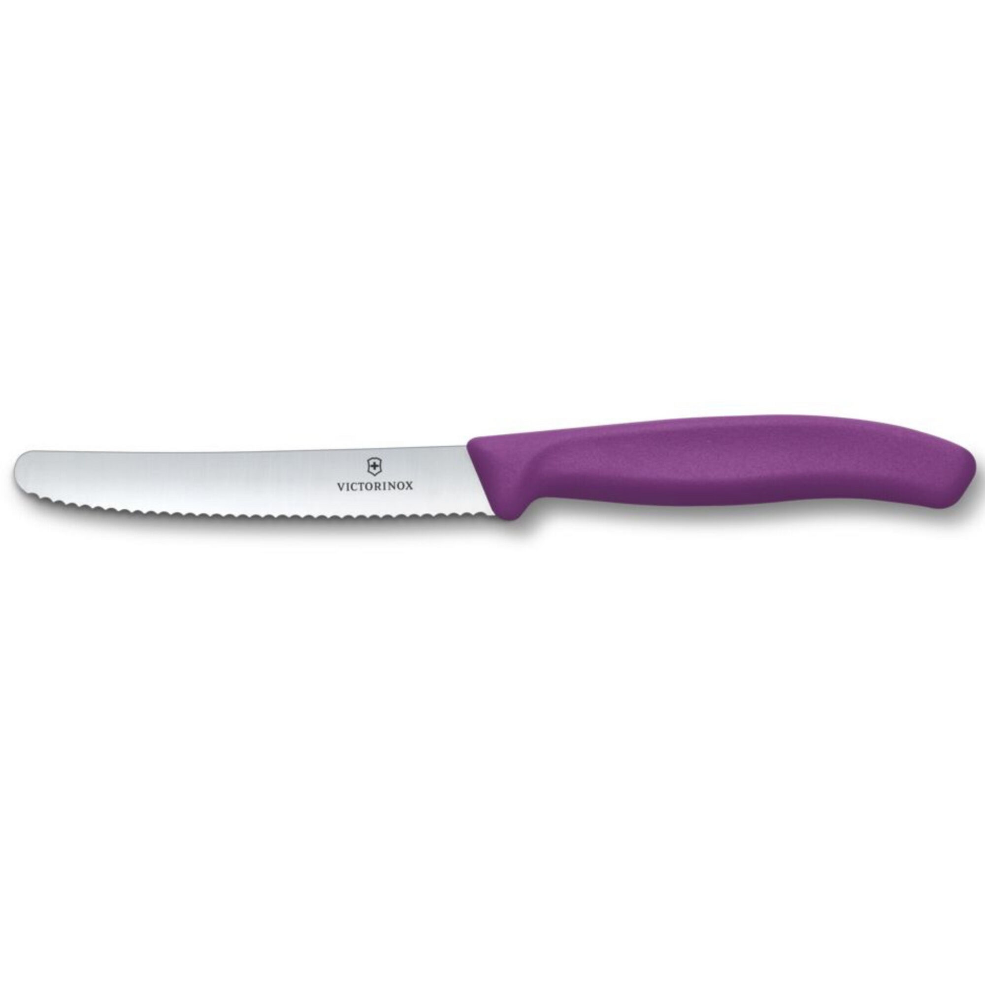 Victorinox Swish Classic tomatkniv savtakket 11 cm, lilla