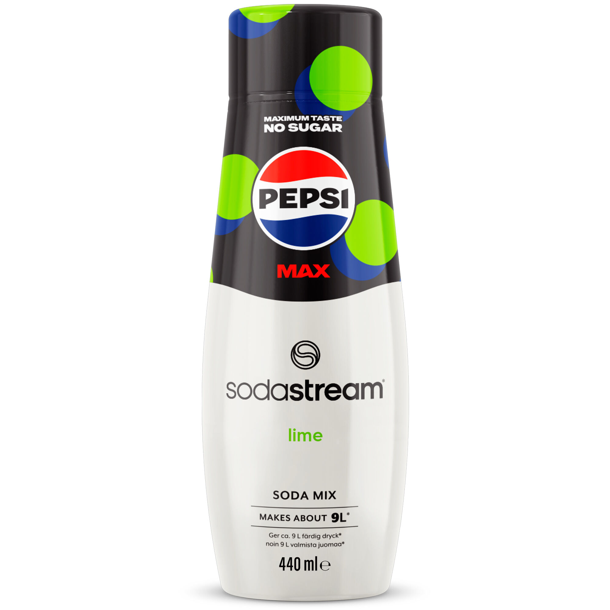 SodaStream Pepsi Max Lime smagskoncentrat, 440 ml
