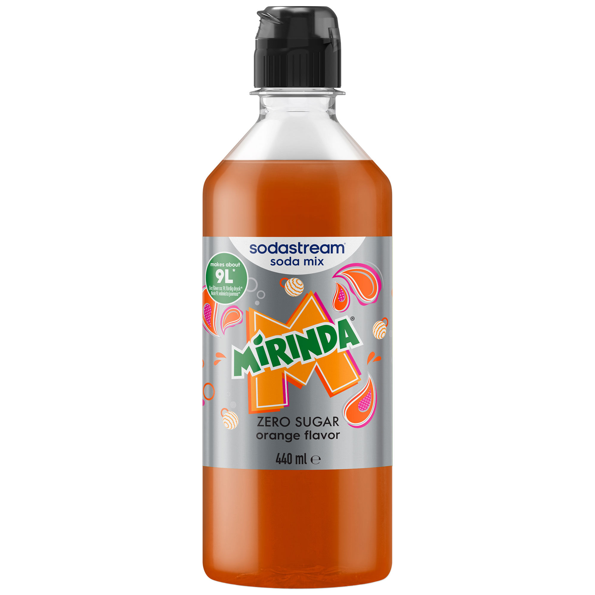 Sodastream Mirinda Zero smakkoncentrat 440 ml