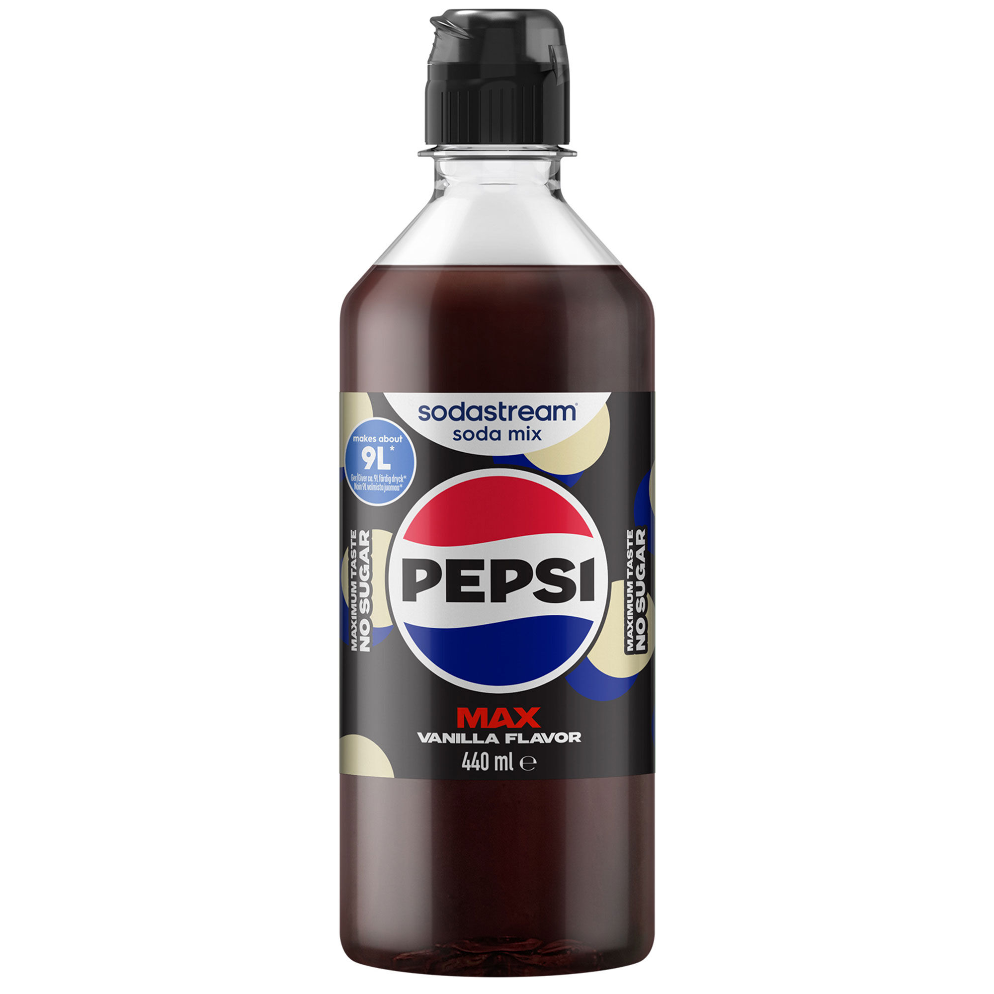Sodastream Pepsi Max Vanilla smagskoncentrat 440 ml