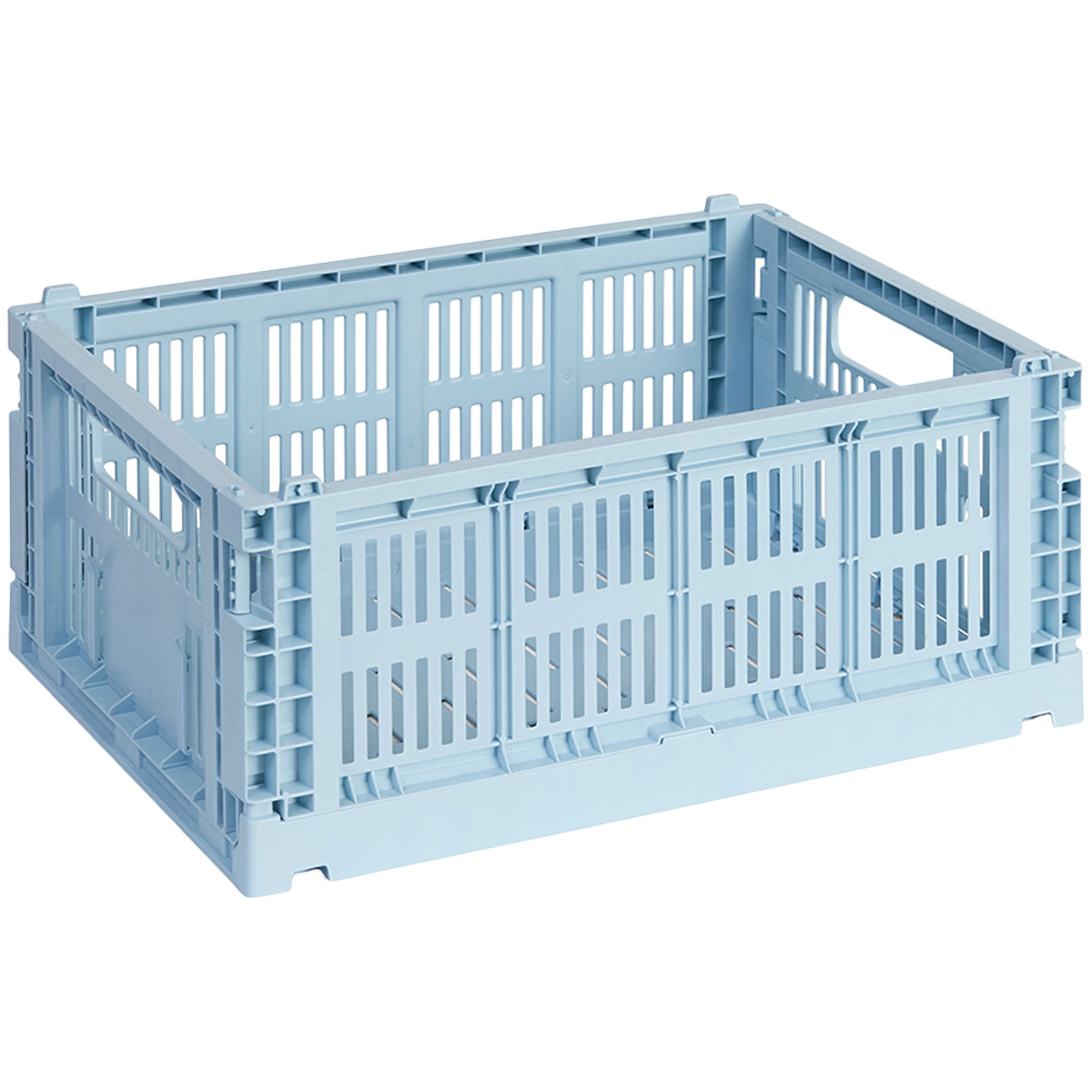 HAY Colour Crate Medium Opbevaringskasse, soft blue