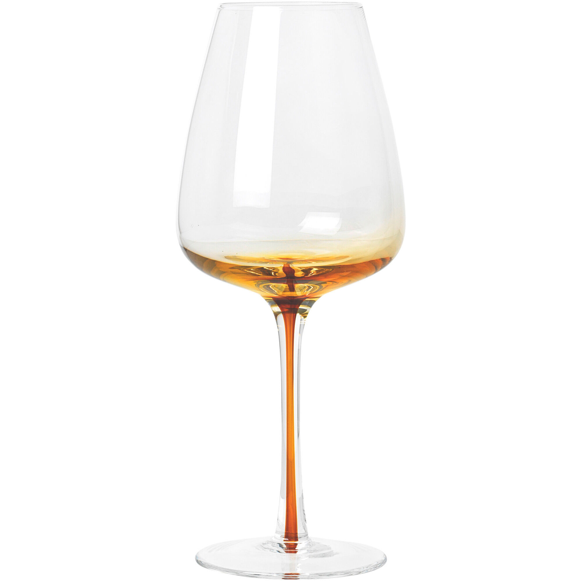 Broste 'Amber' Mundblæst hvidvinsglas