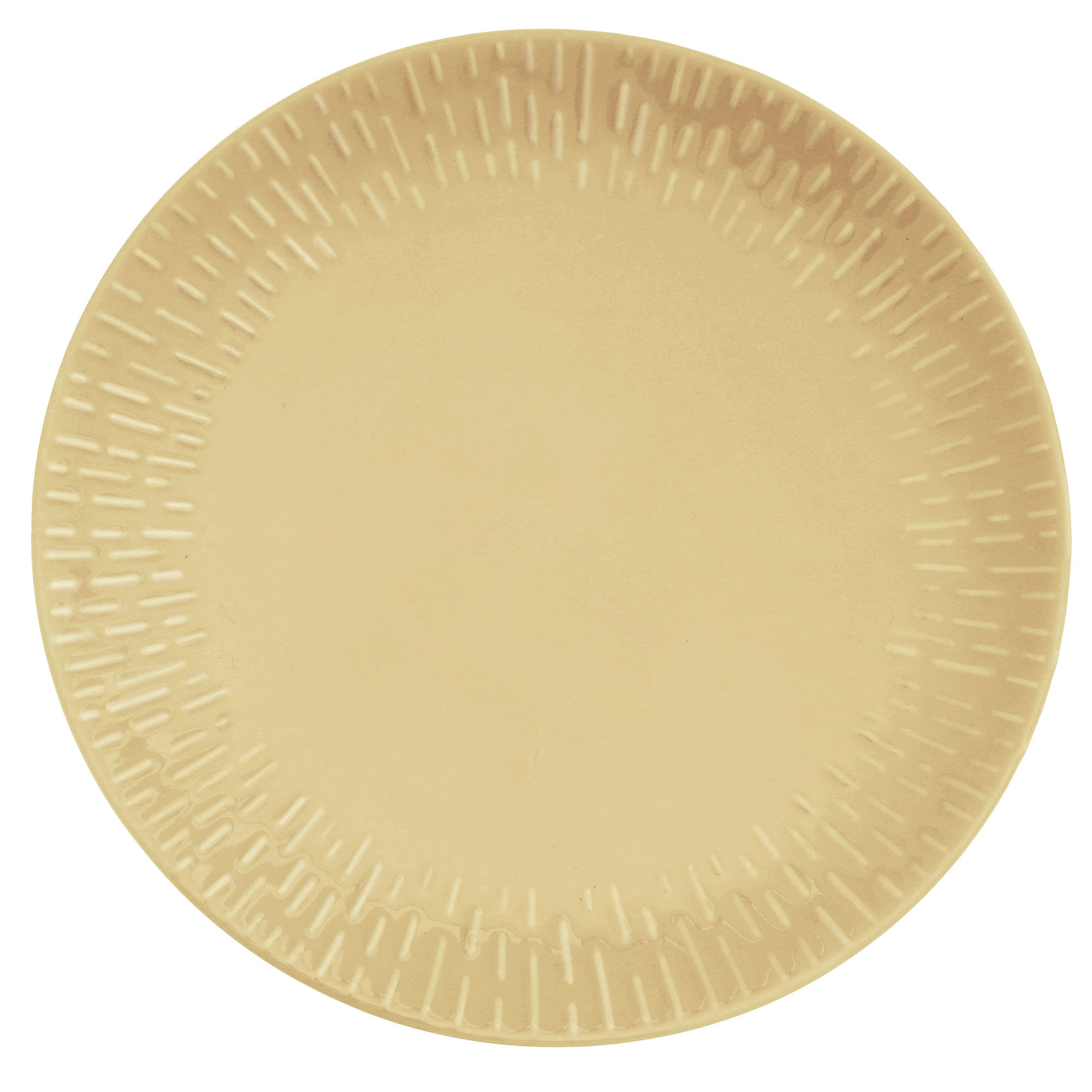 Aida Confetti middagstallerken 27,5 cm, mustard