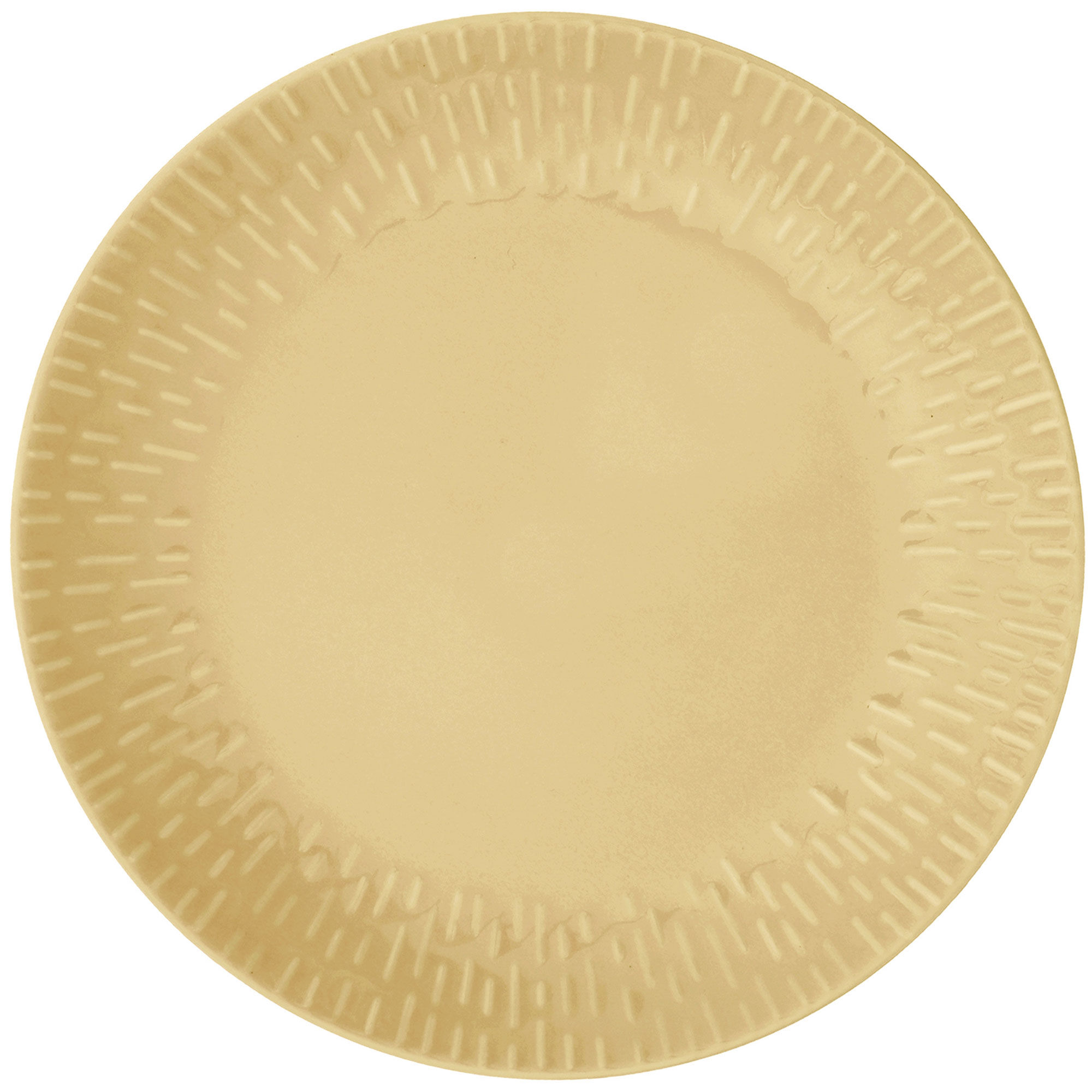 Aida Confetti tallerken 24 cm, mustard